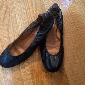 Black Lanvin Ballet Flats-Size 39 1/2 (7.5)